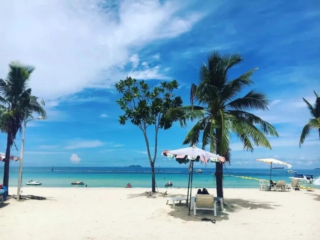 Thailand beach near second chance dog shelter